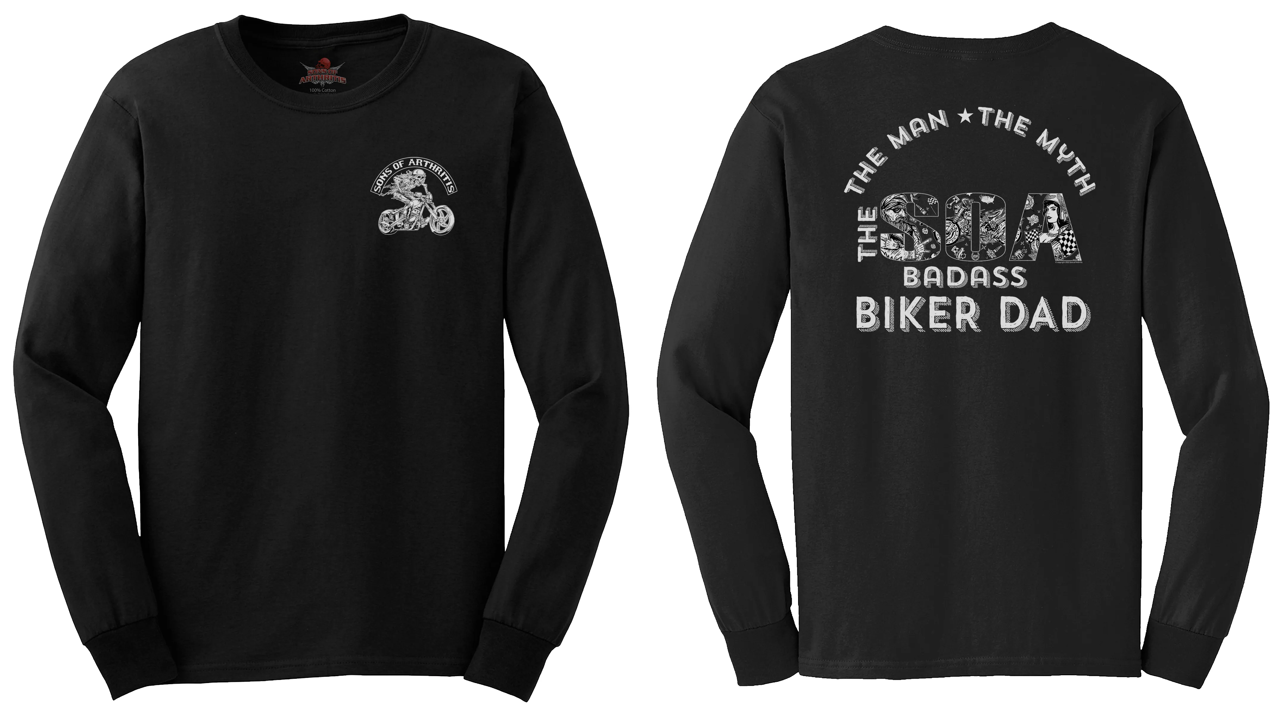 SOA Biker Dad - BLACK (SEE MORE STYLES)