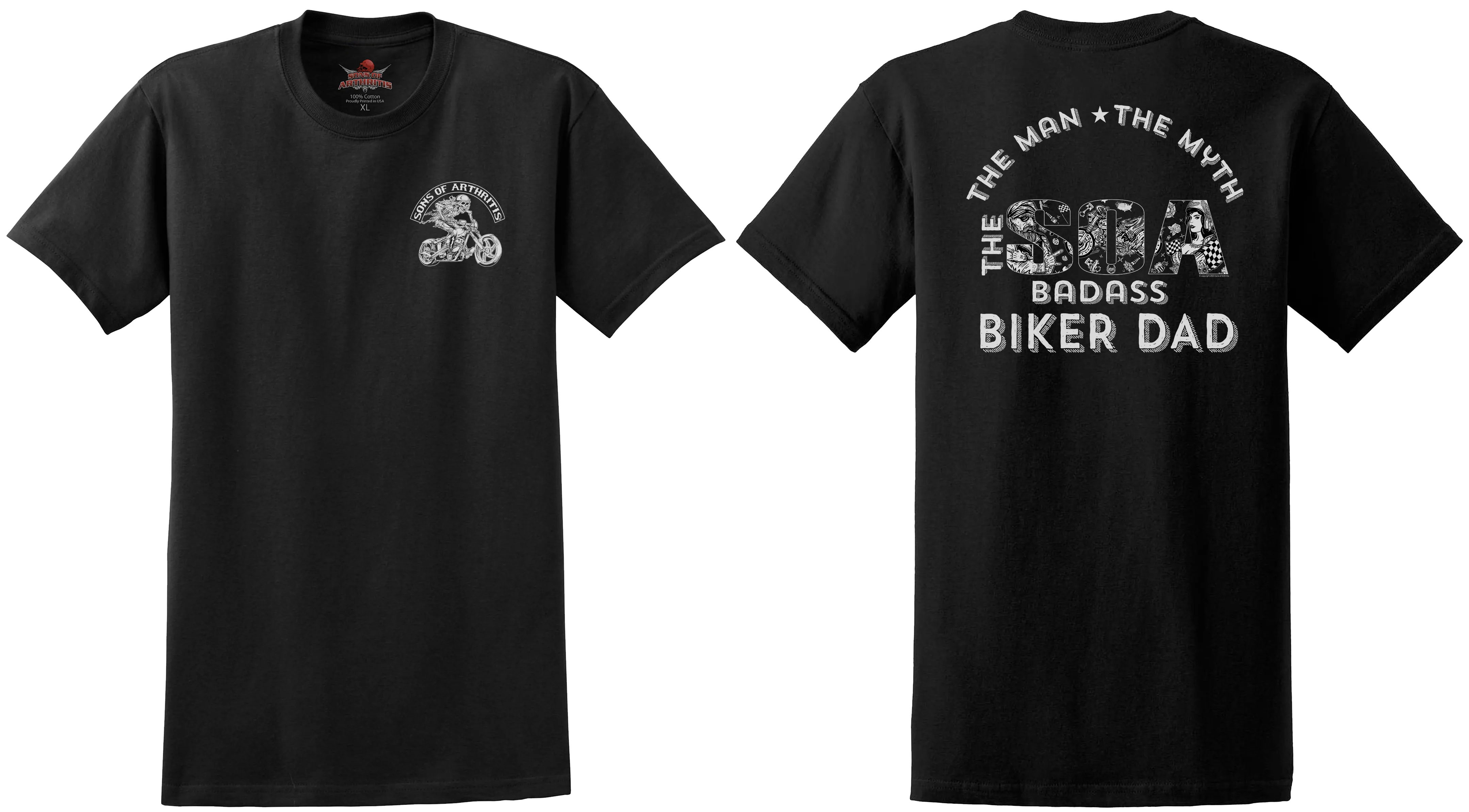 SOA Biker Dad - BLACK (SEE MORE STYLES)