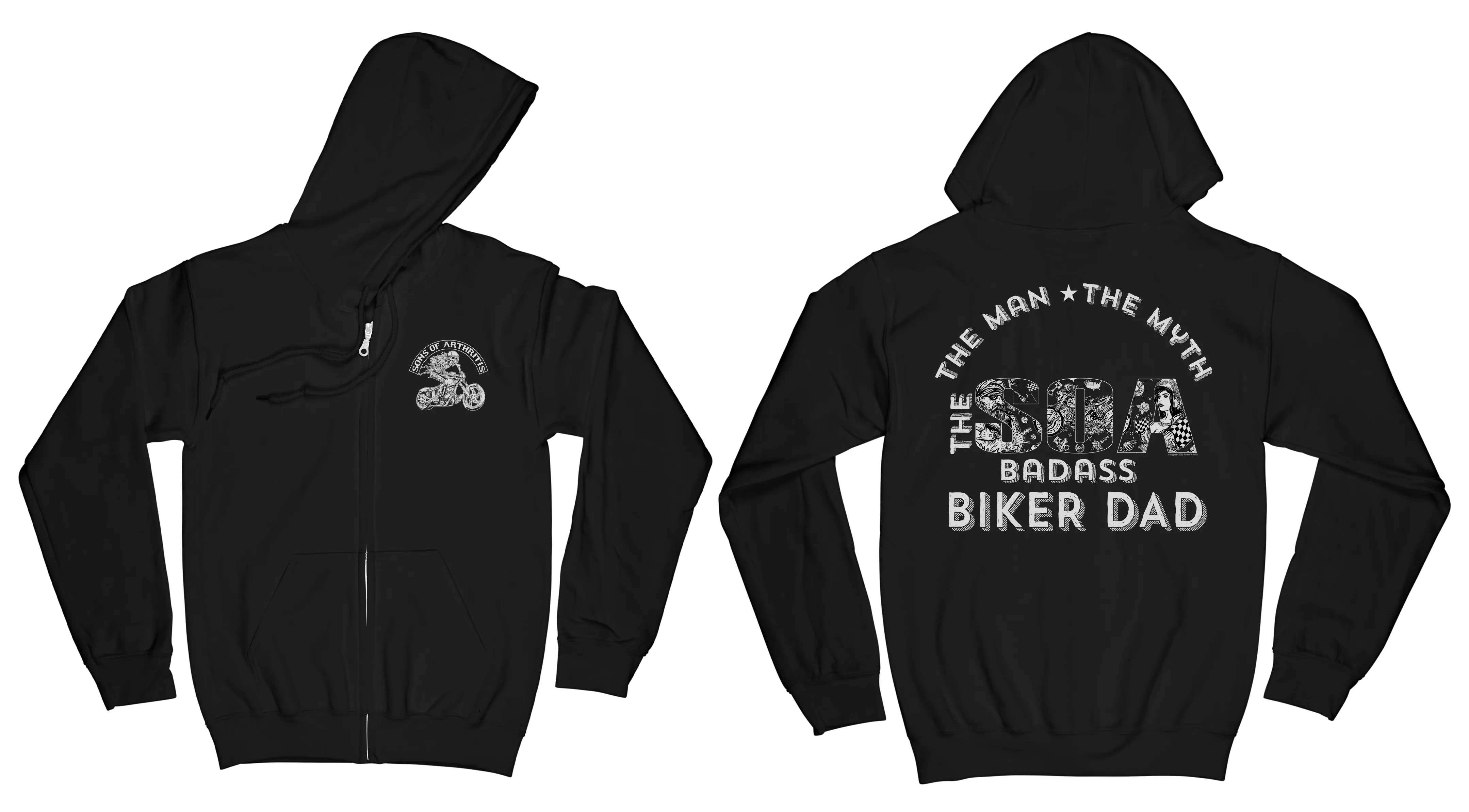 SOA Biker Dad - BLACK (SEE MORE STYLES)