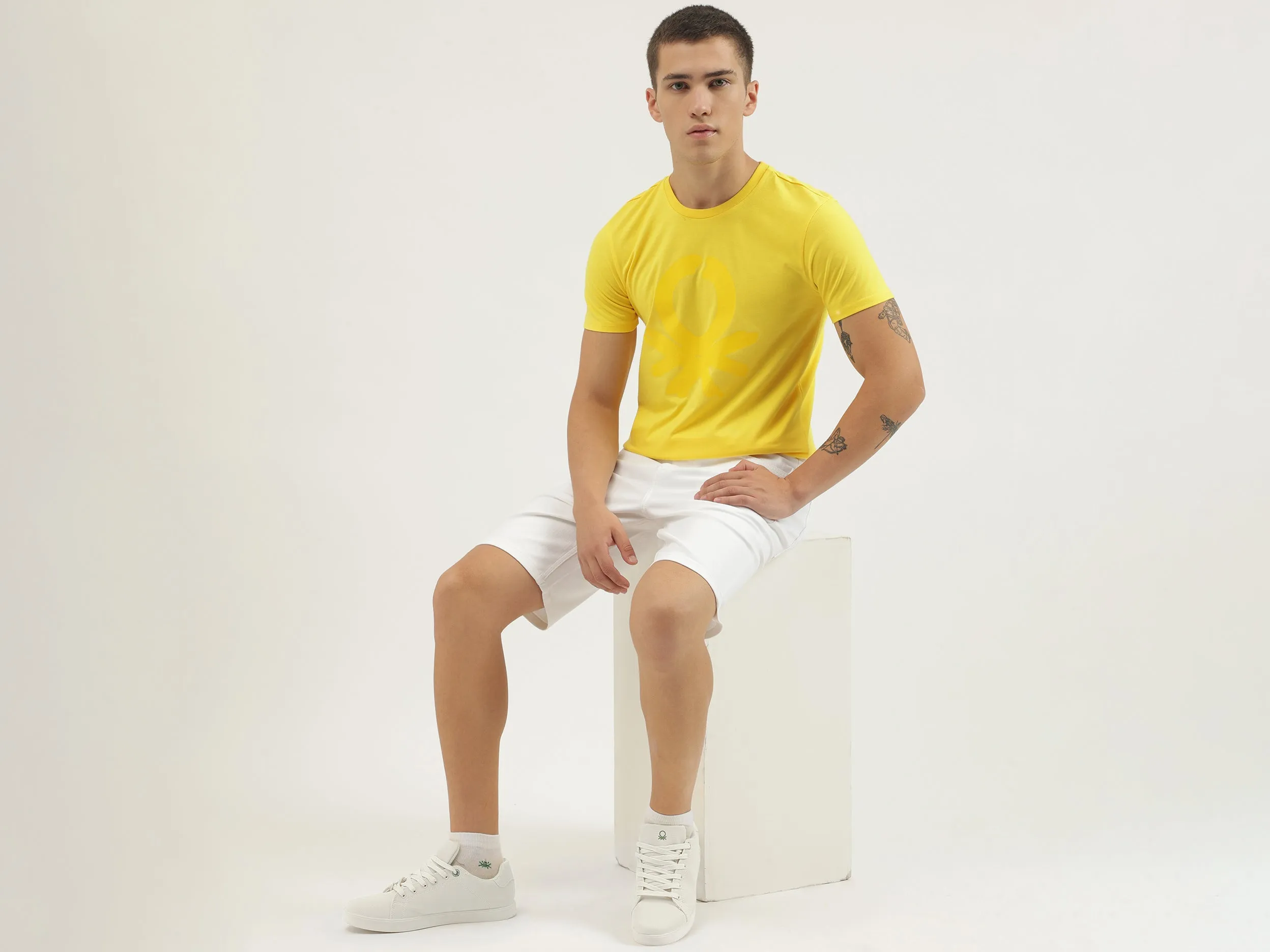 Solid Regular Fit Shorts