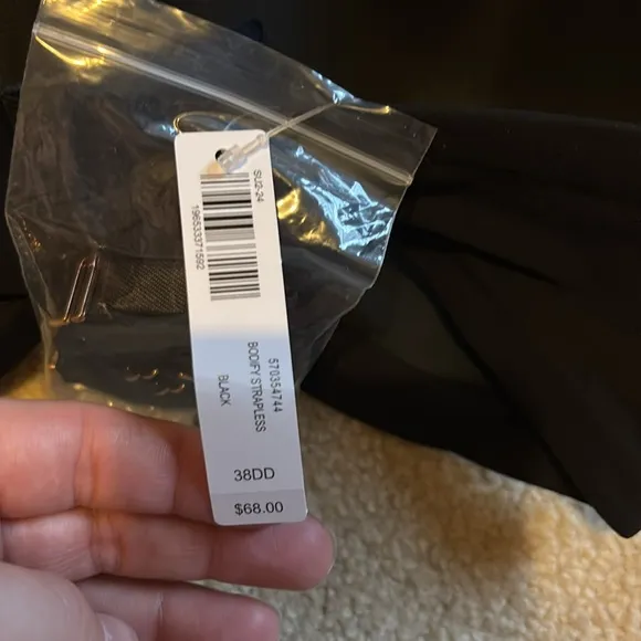 Soma Bodify Black Strapless Bra