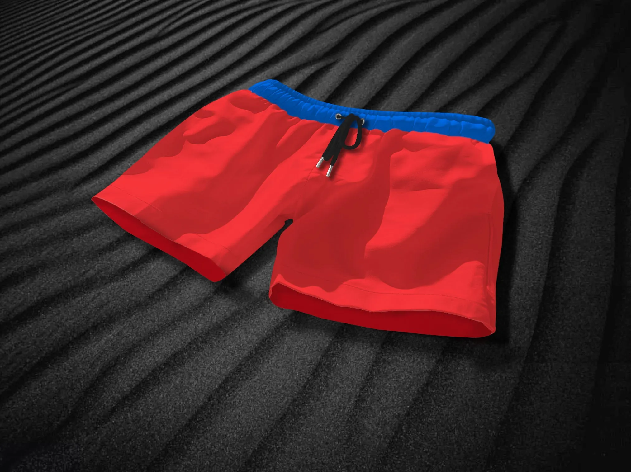 South Beach Red Swim Shorts