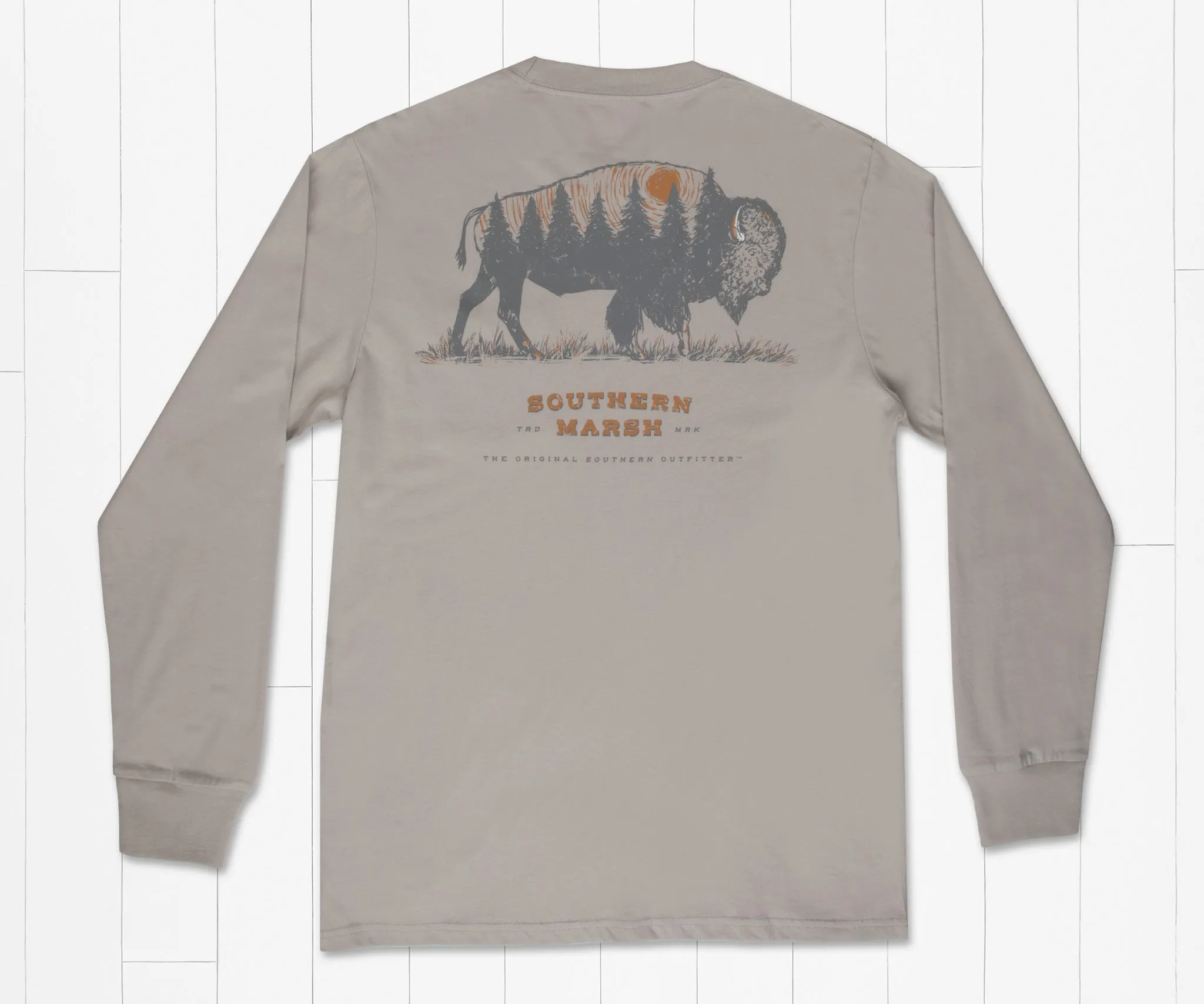 Southern Marsh Starry Silhouette Long Sleeve Tee