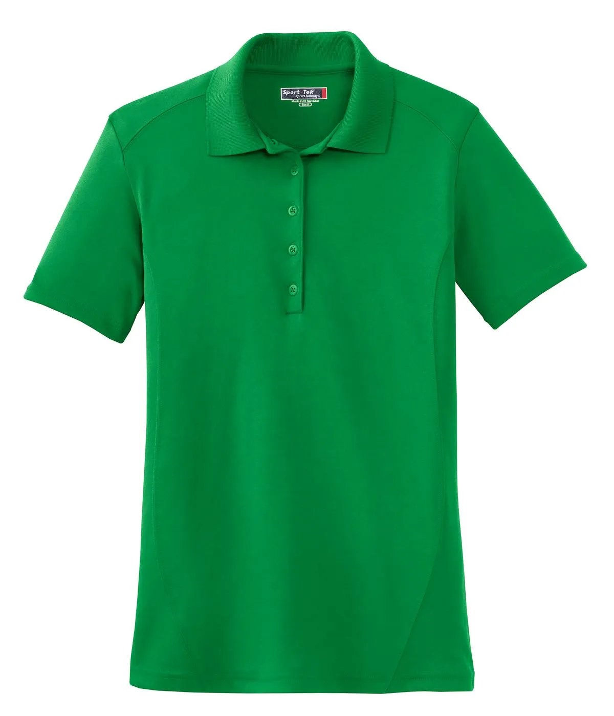 Sport-Tek Women's Dry Zone Raglan Accent Polo. L475 Kelly Green