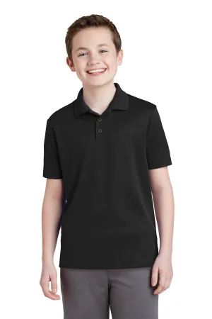Sport-Tek Youth PosiCharge RacerMesh Polo. YST640 Black