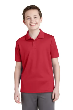 Sport-Tek Youth PosiCharge RacerMesh Polo. YST640 True Red