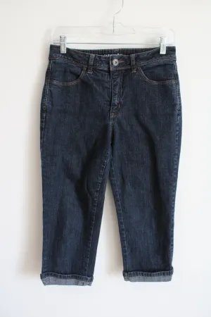 St. John's Bay Cuffed Denim Capri Pants | 6
