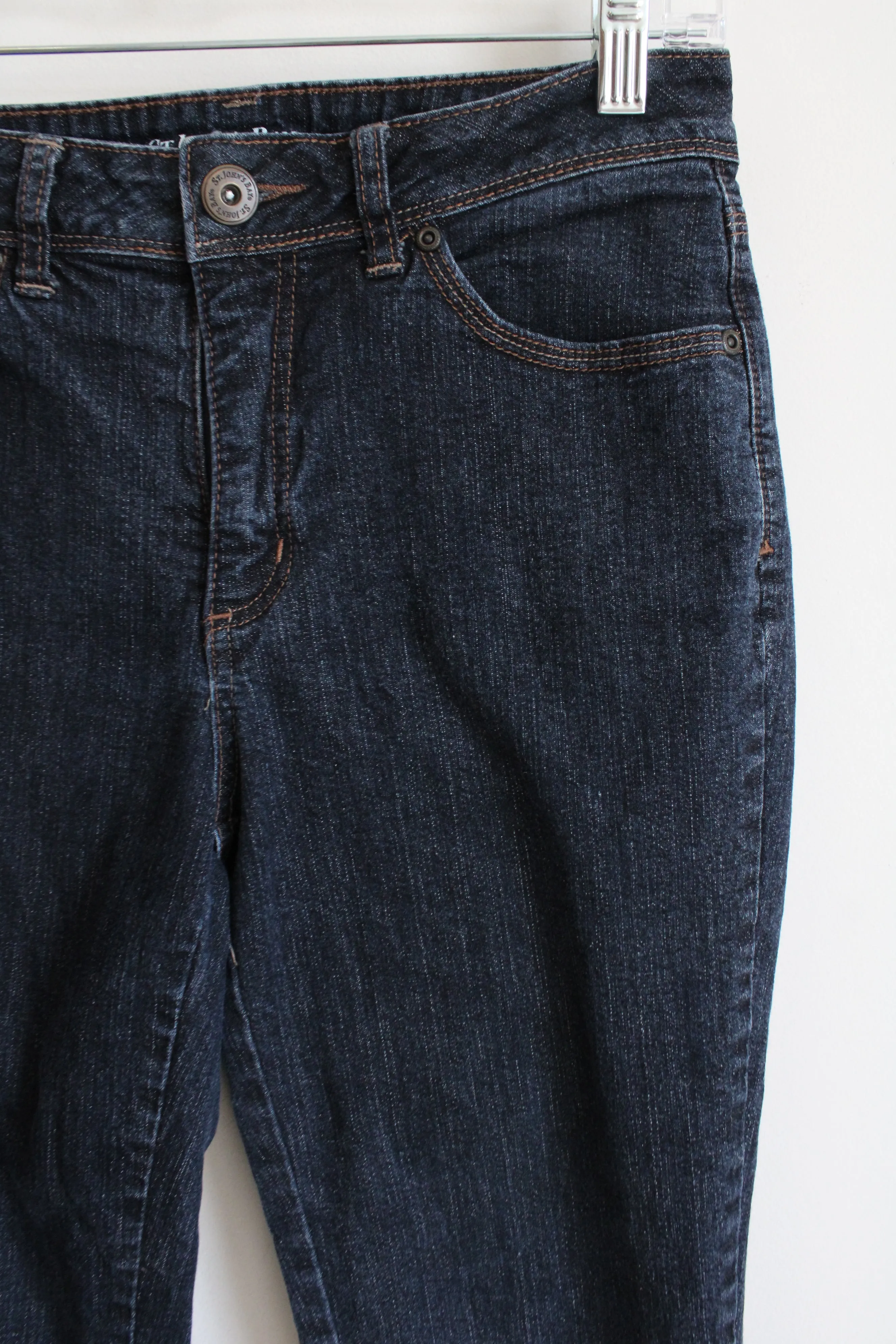 St. John's Bay Cuffed Denim Capri Pants | 6