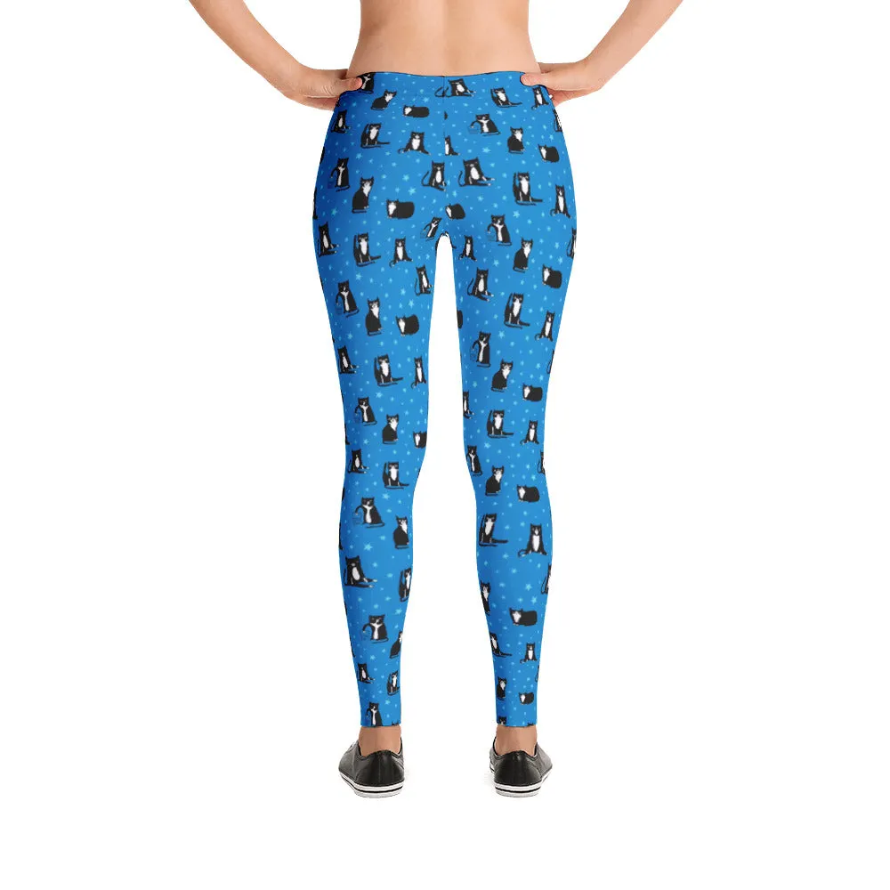 STELLAR CATS Mid-Rise Leggings