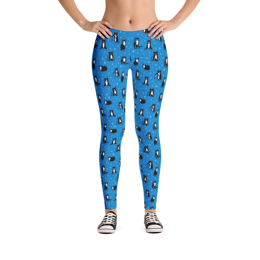 STELLAR CATS Mid-Rise Leggings