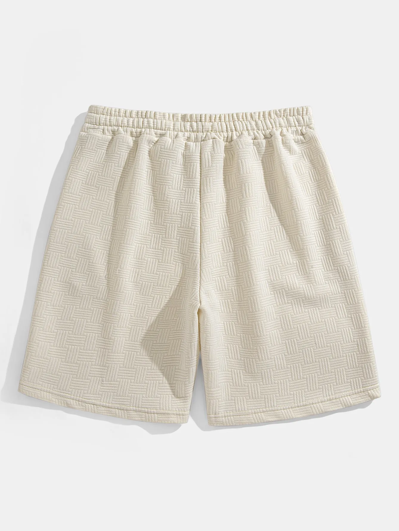 Striped Jacquard T-Shirt & Shorts Set