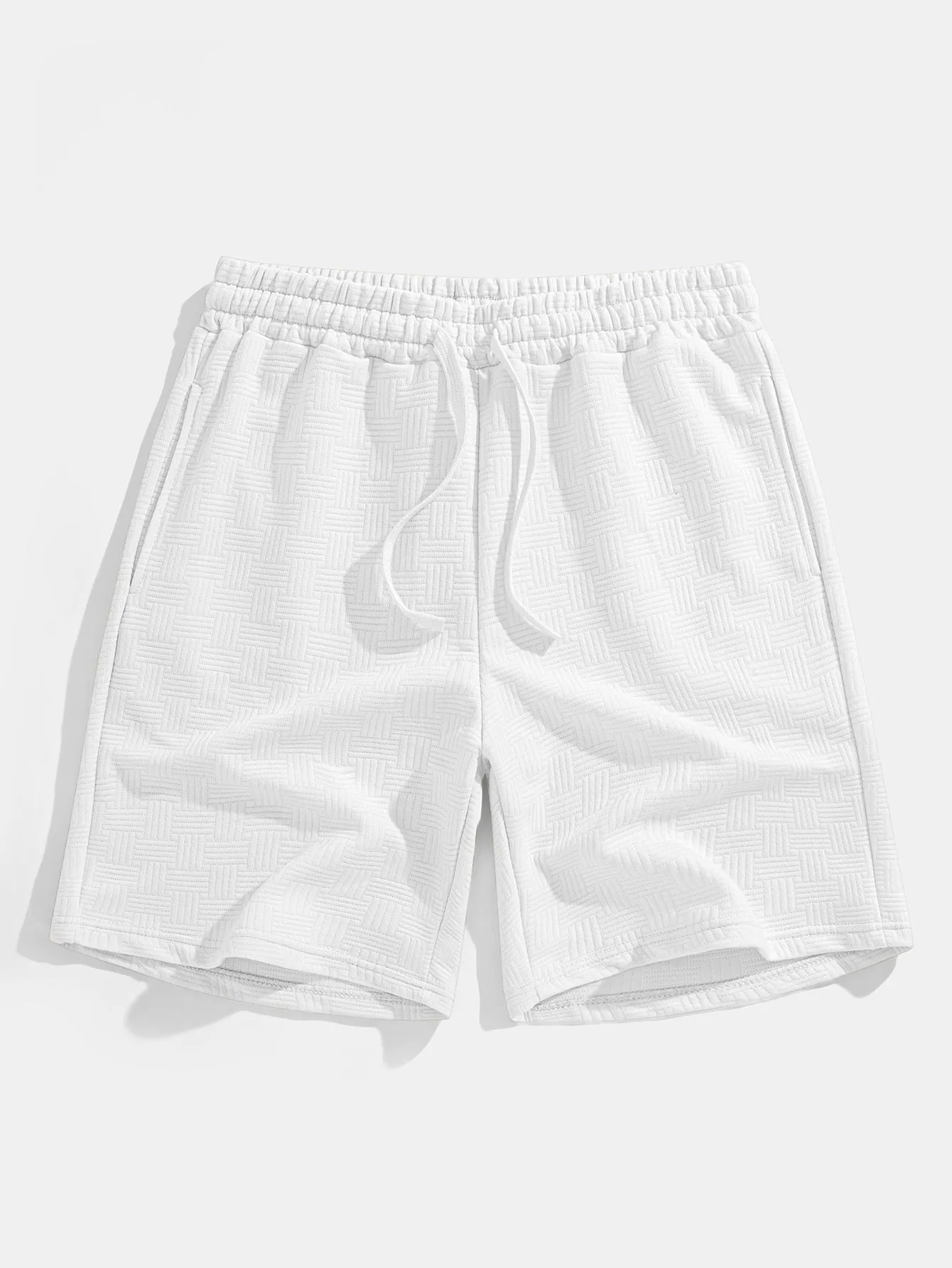 Striped Jacquard T-Shirt & Shorts Set