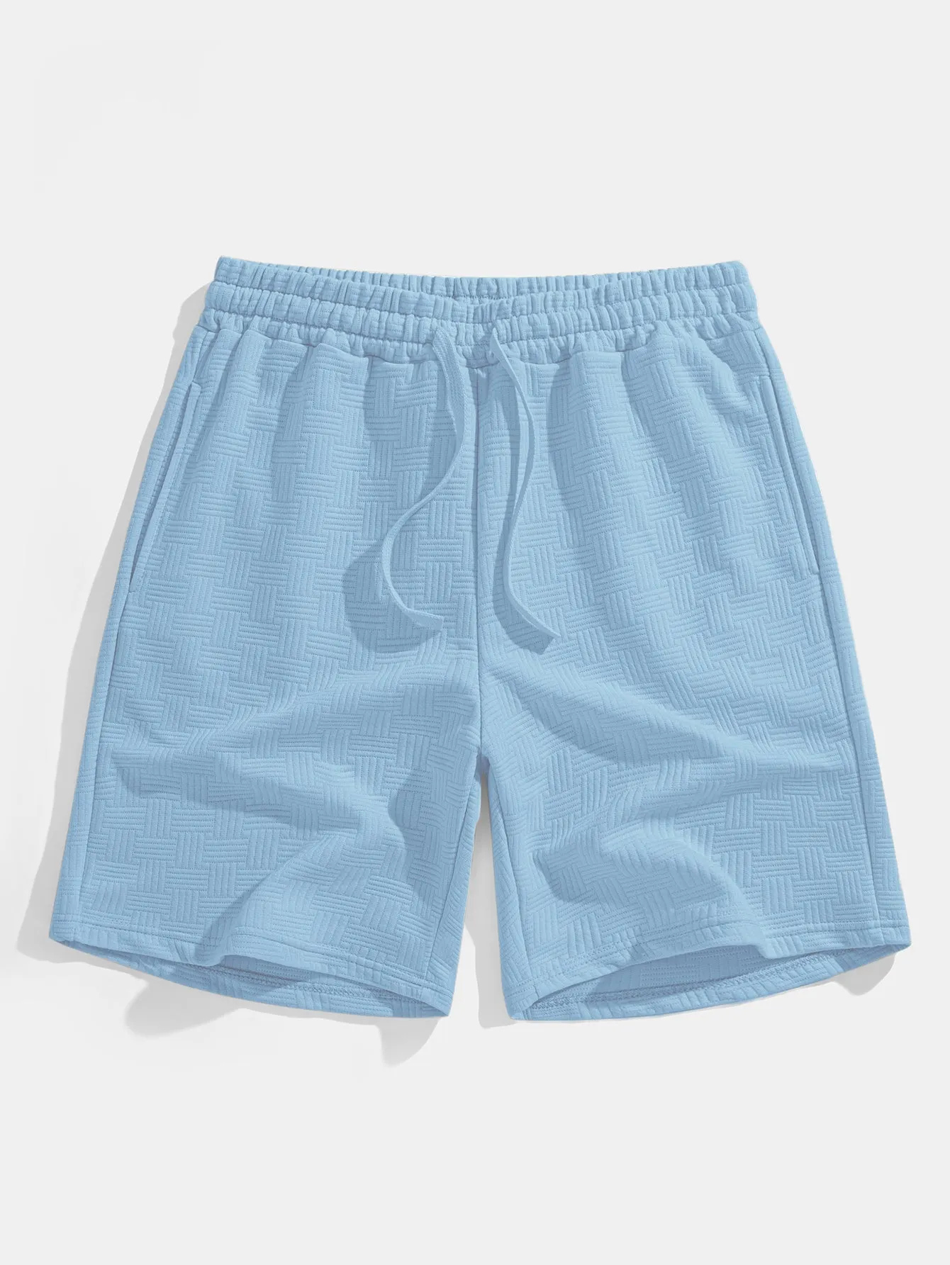 Striped Jacquard T-Shirt & Shorts Set