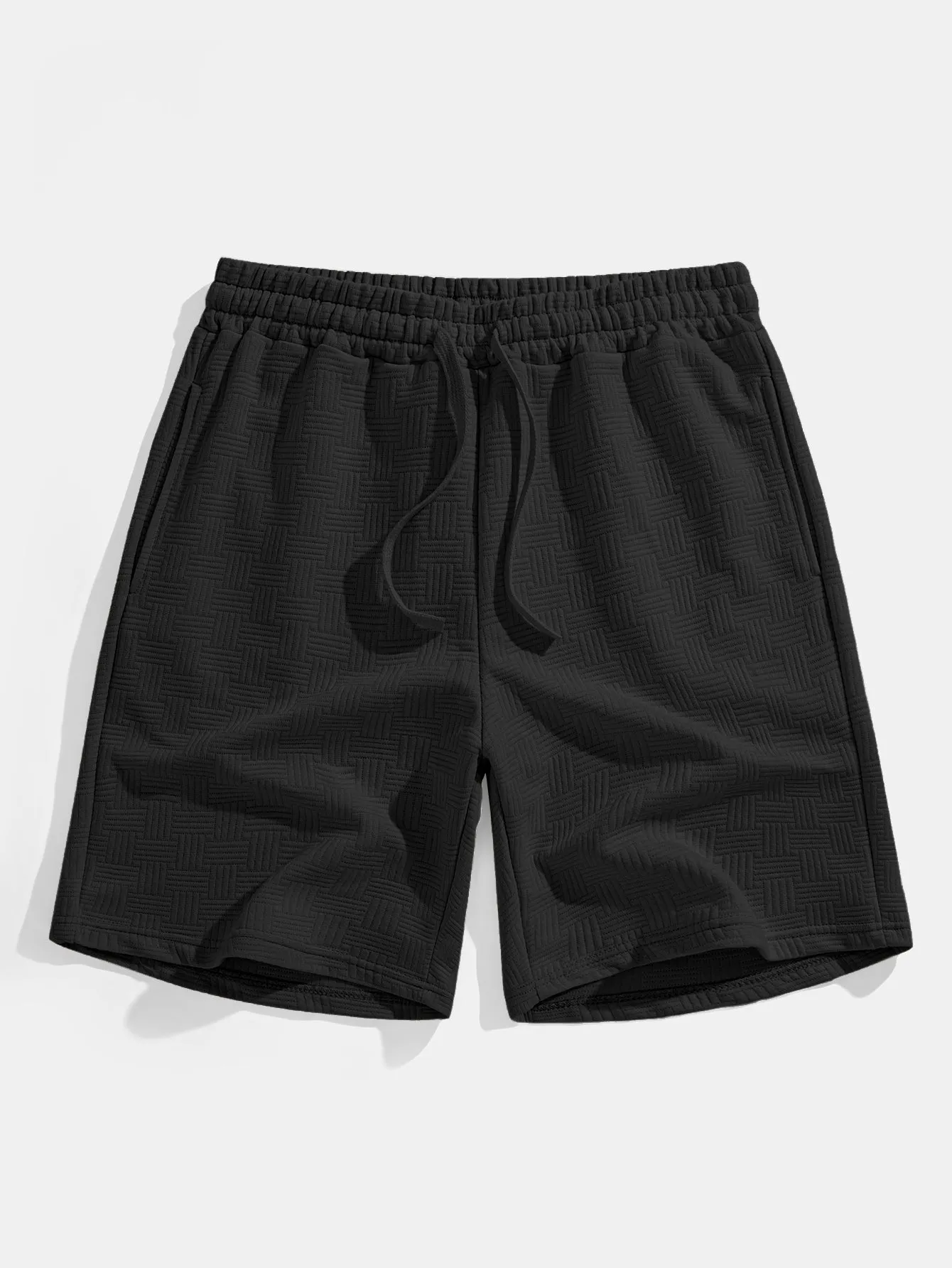 Striped Jacquard T-Shirt & Shorts Set