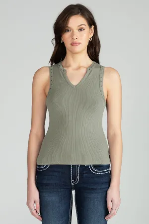 Studded Knit Tank
