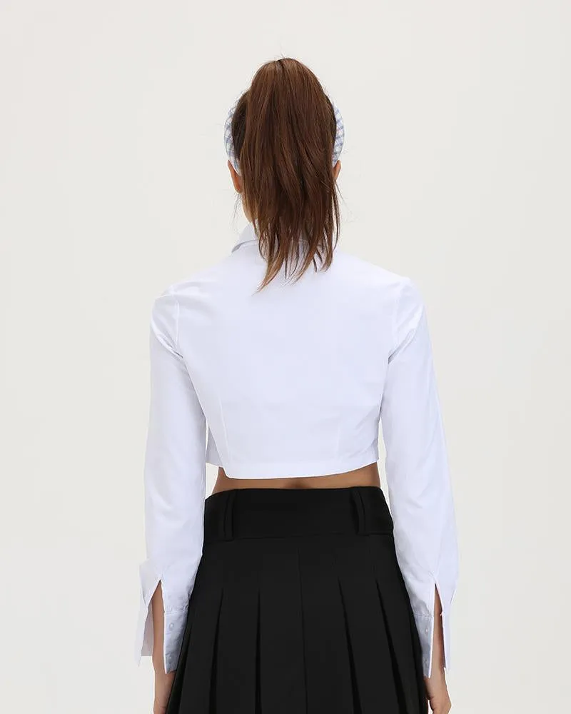 Summer School Cropped Shirt