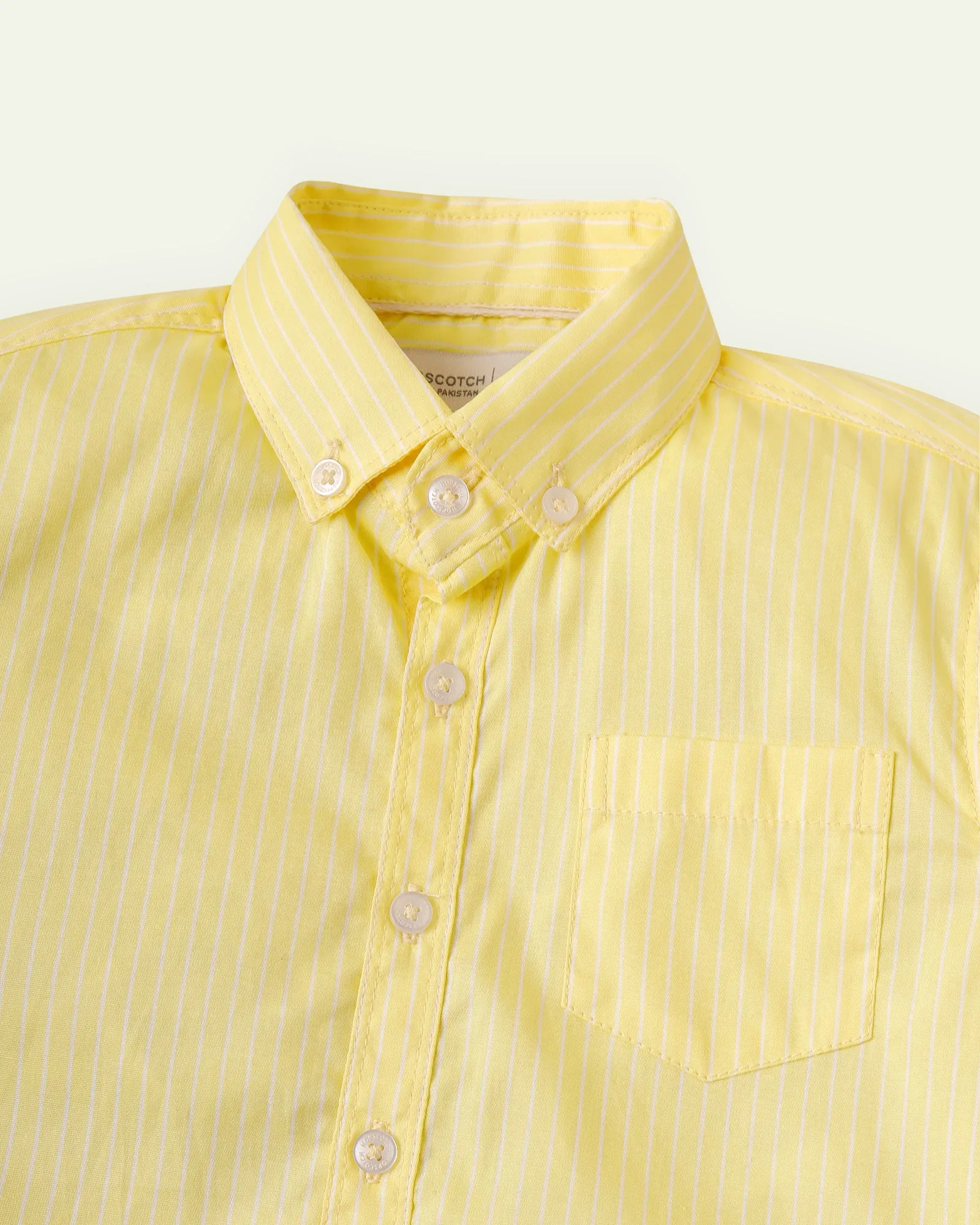 Sunny Stripe Yellow Shirt