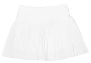 Suzette Kids Pleated Skort - White