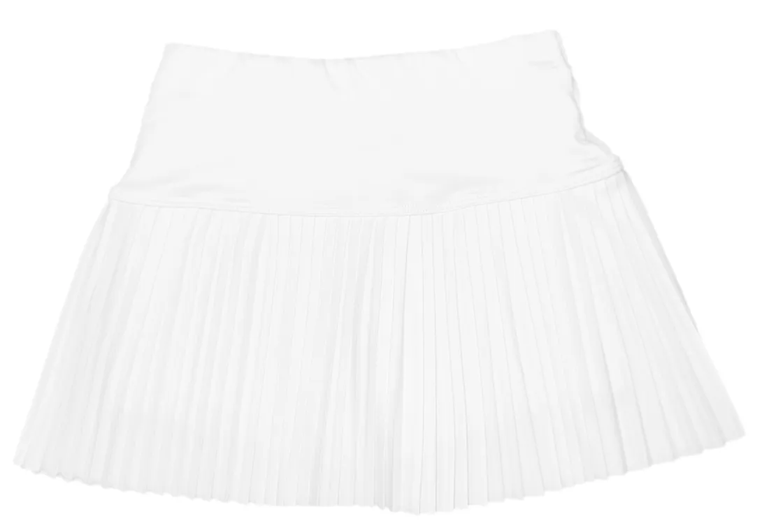 Suzette Kids Pleated Skort - White