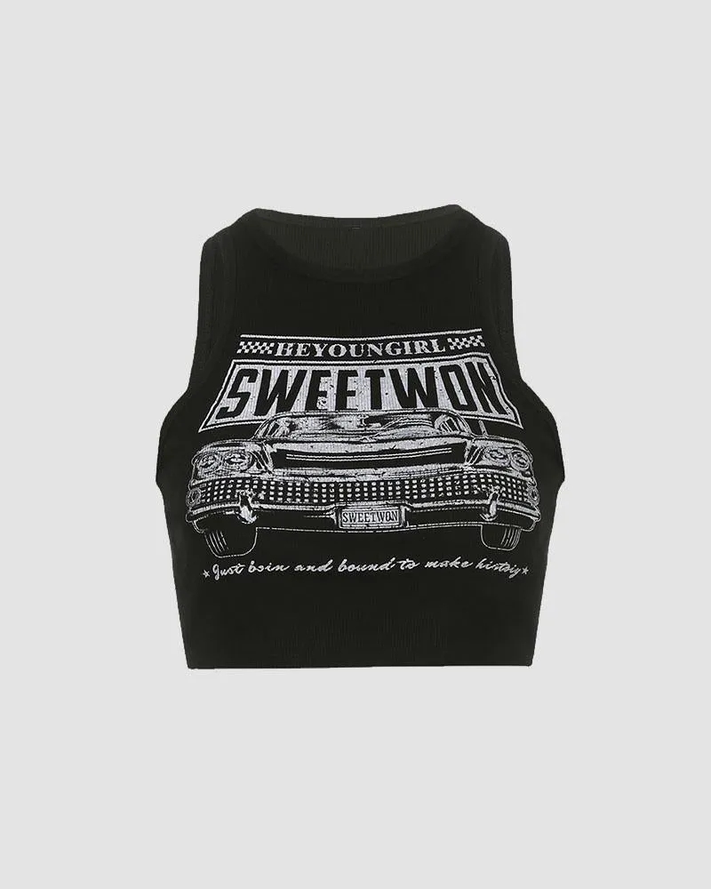 Sweetwon Drivers Seat Crop Top