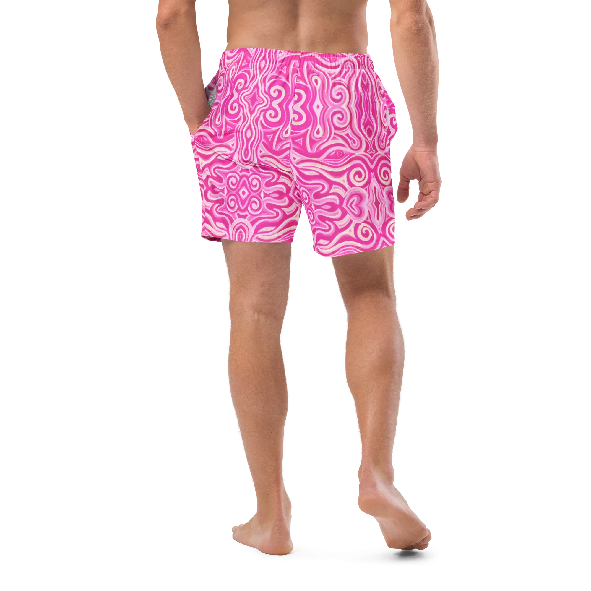 Swim Trunks ( Secret Internal Pocket)- "Princess" Design