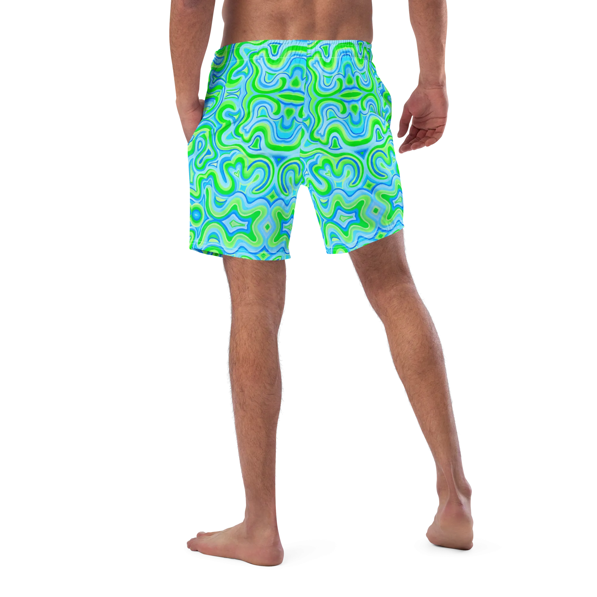Swim Trunks ( Secret Internal Pocket)- "Slushee" Design