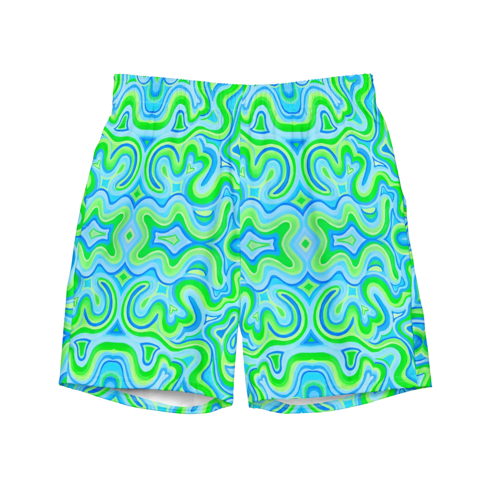 Swim Trunks ( Secret Internal Pocket)- "Slushee" Design