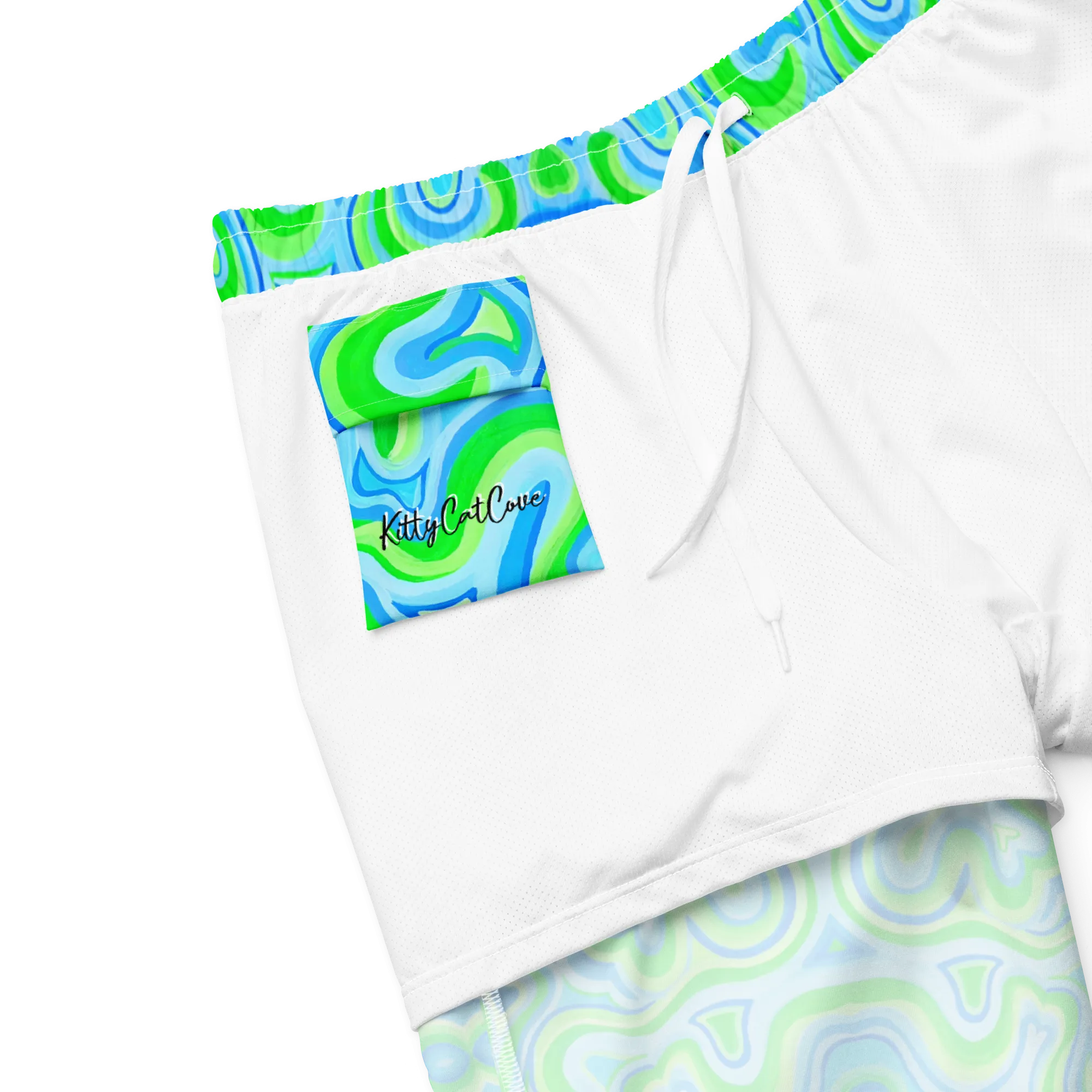 Swim Trunks ( Secret Internal Pocket)- "Slushee" Design