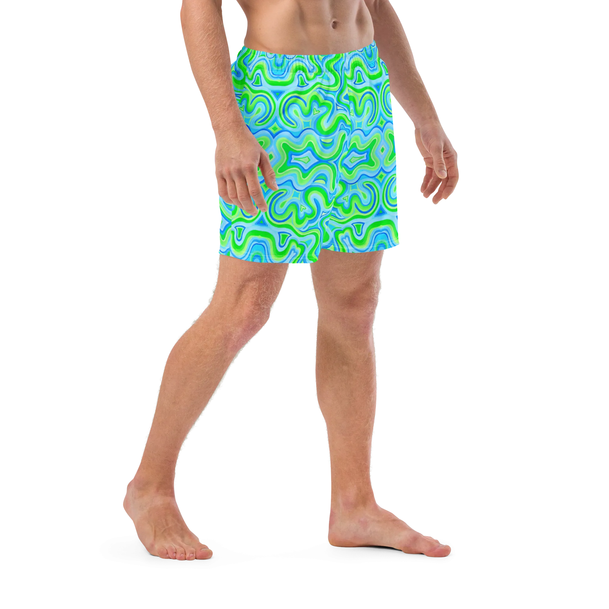 Swim Trunks ( Secret Internal Pocket)- "Slushee" Design