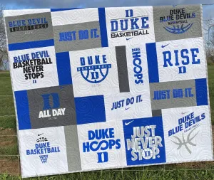T-Shirt Quilt DEPOSIT Memory Blanket Custom Graduation Gift Tee Handmade Keepsake Personalized Modern Design Sport Clothing College Birthday