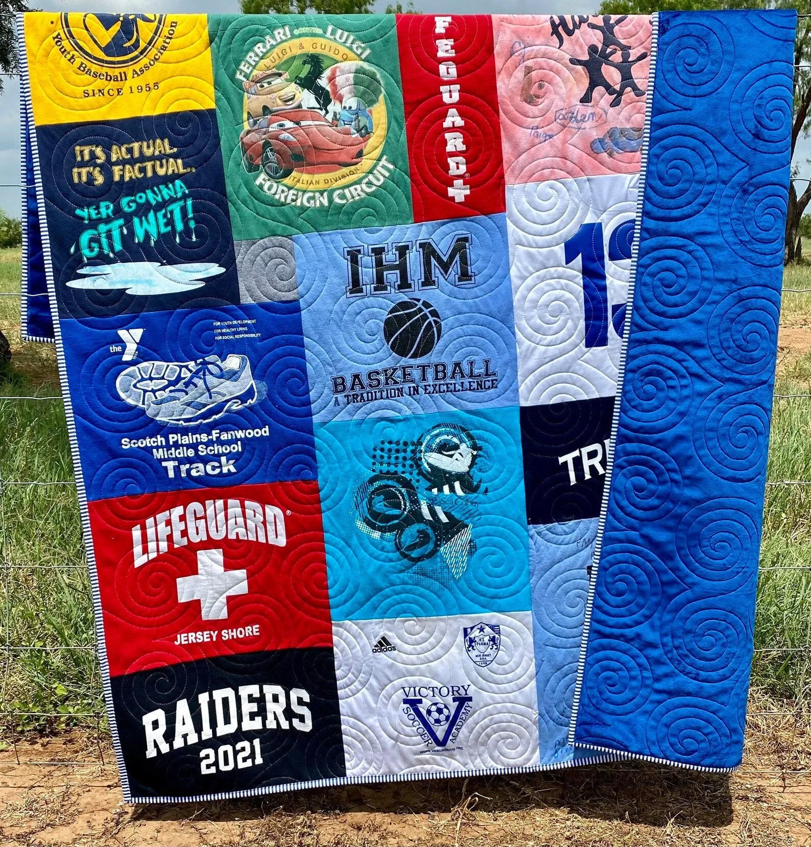 T-Shirt Quilt DEPOSIT Memory Blanket Custom Graduation Gift Tee Handmade Keepsake Personalized Modern Design Sport Clothing College Birthday