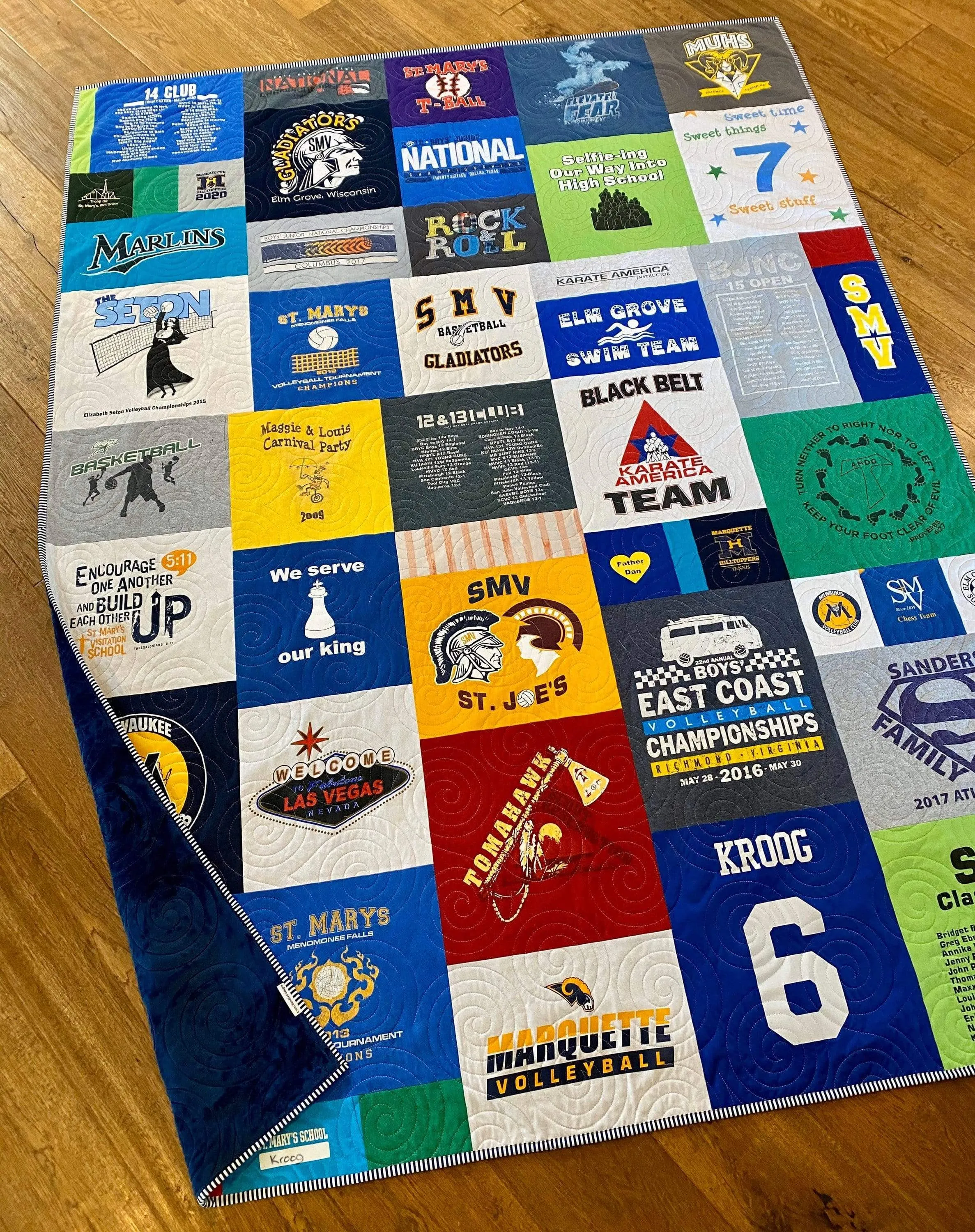 T-Shirt Quilt DEPOSIT Memory Blanket