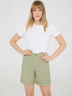 Tencel Denim Bermuda Shorts
