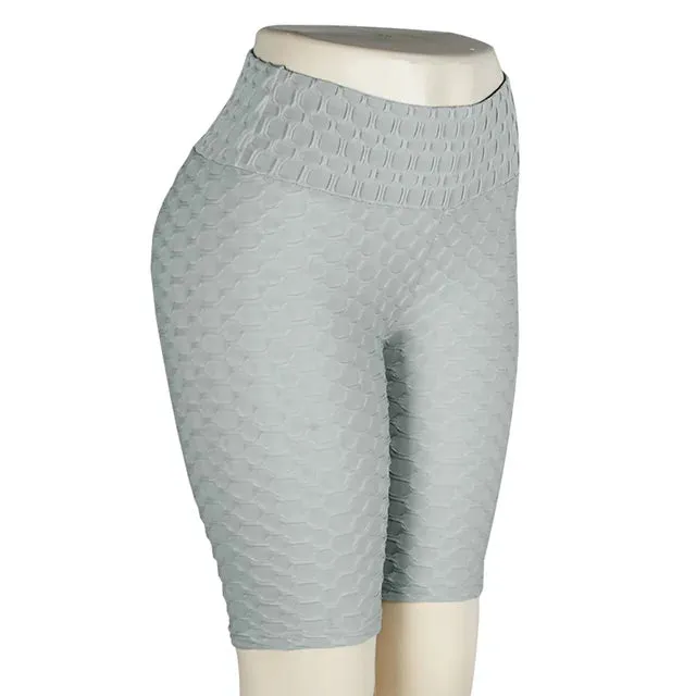 Textured Push Up Fitness Shorts