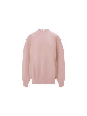 The Cozy Crush Terry Sweatshirt - Pink Beige