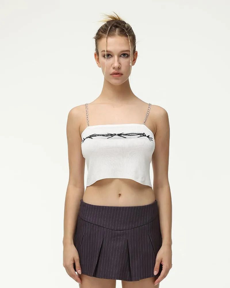 Thrung Barbed Chains Cami Top