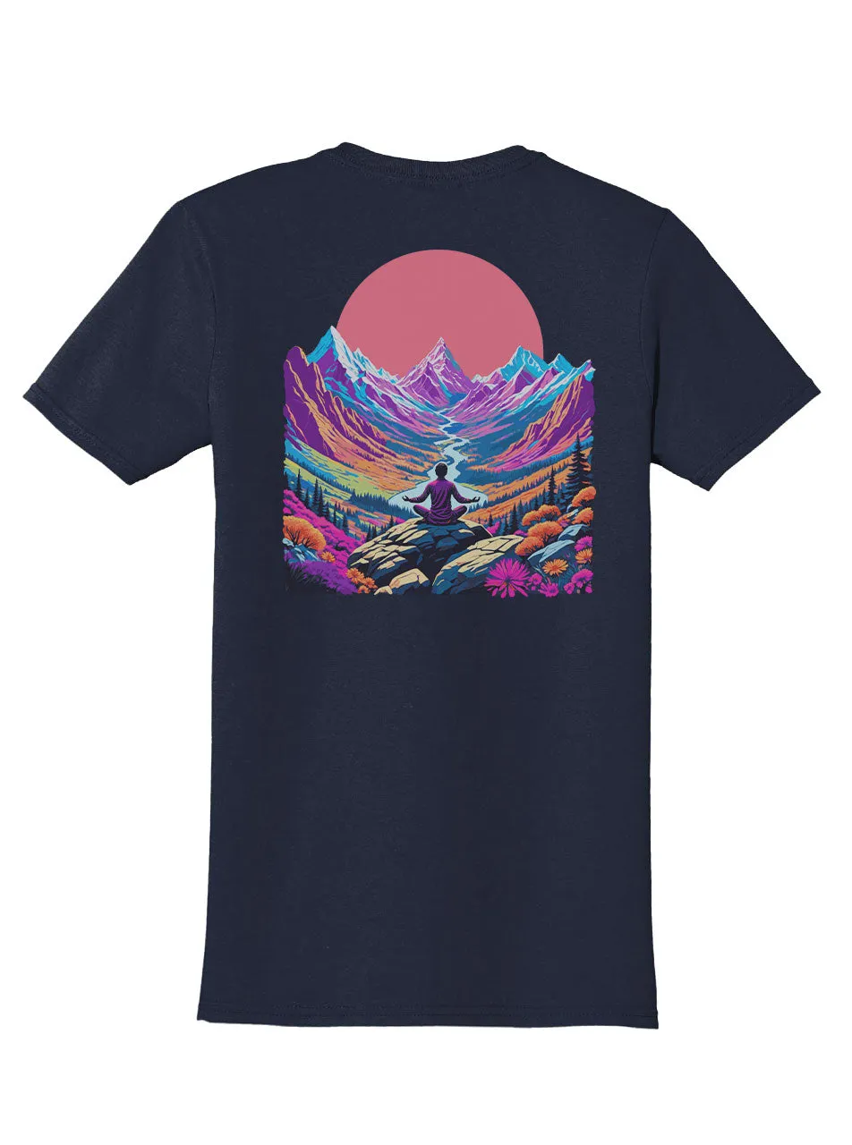 Tranquility Back Print with Pocket Print T-Shirt