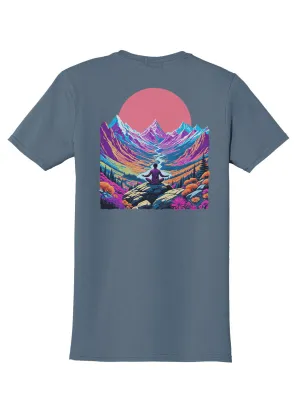 Tranquility Back Print with Pocket Print T-Shirt
