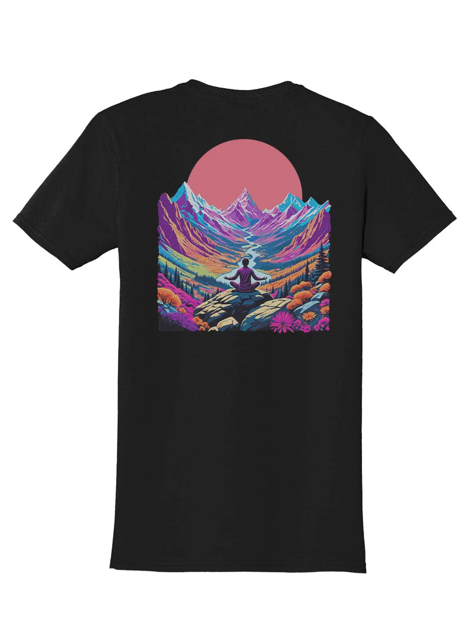Tranquility Back Print with Pocket Print T-Shirt