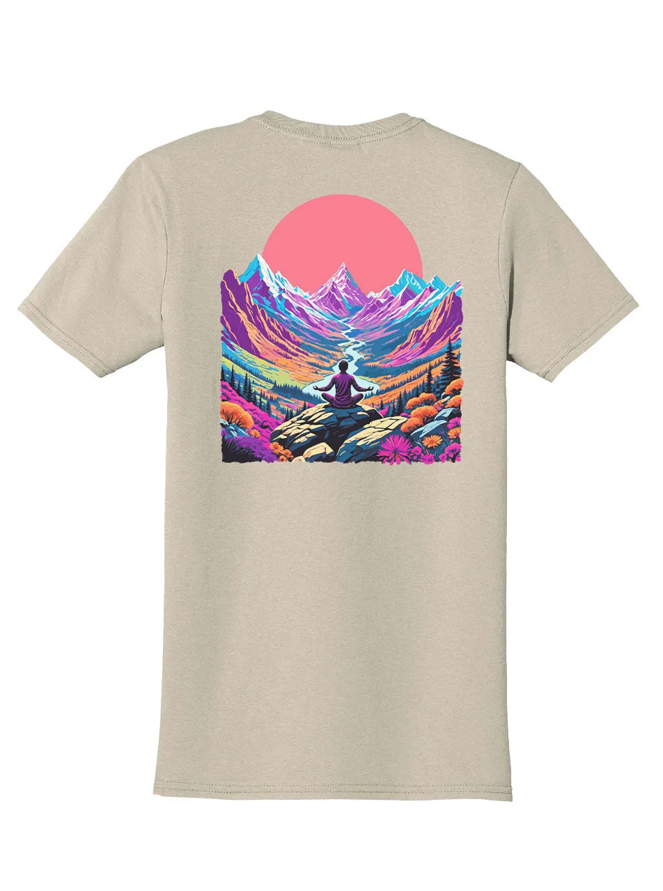 Tranquility Back Print with Pocket Print T-Shirt