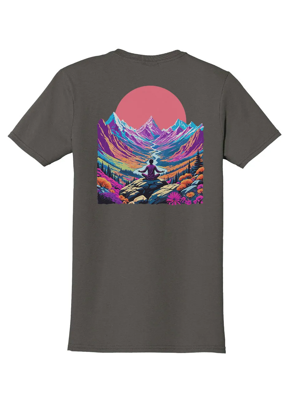 Tranquility Back Print with Pocket Print T-Shirt