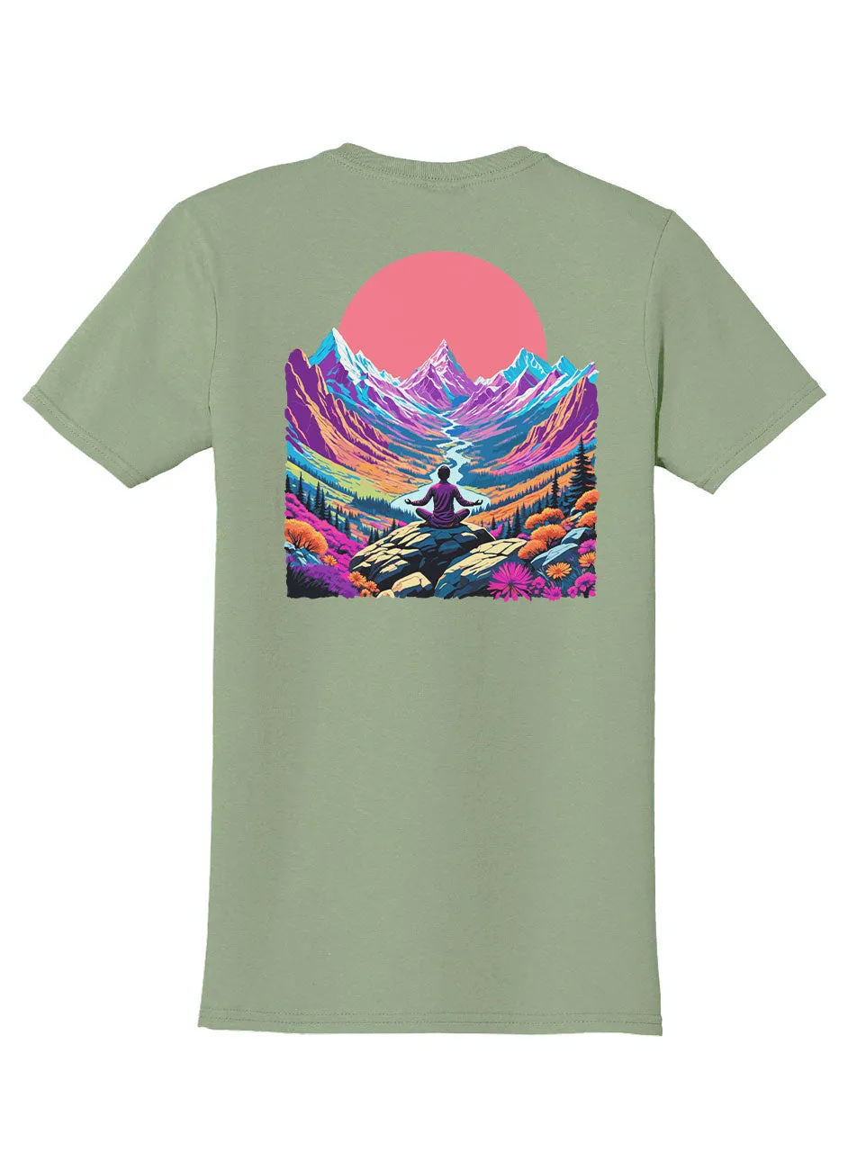 Tranquility Back Print with Pocket Print T-Shirt