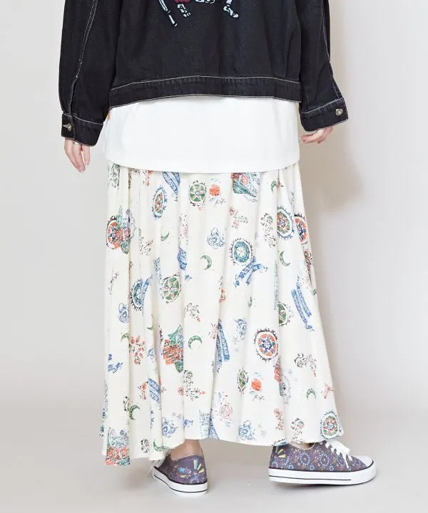 Traveling Caravela Long Skirt