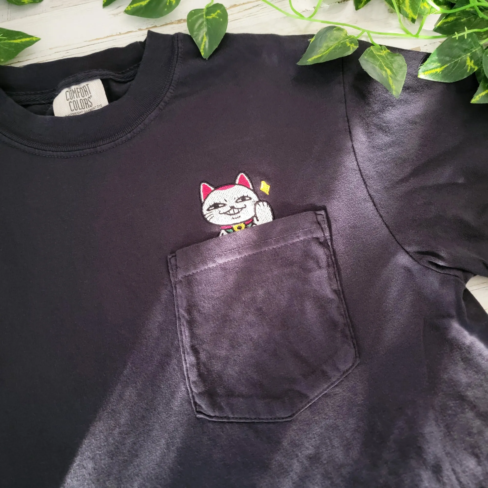 Turbo Granny Cat Pocket Tee