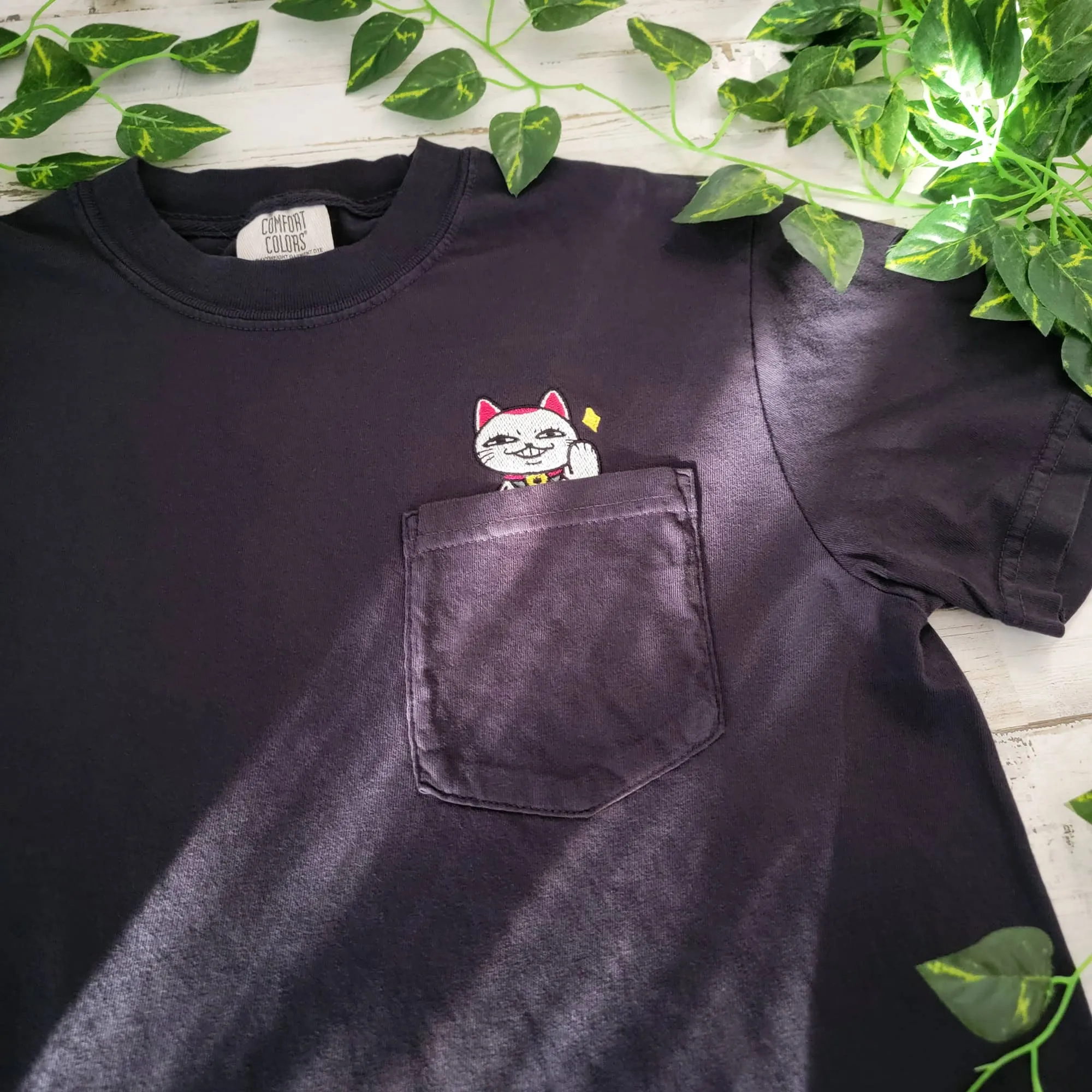Turbo Granny Cat Pocket Tee