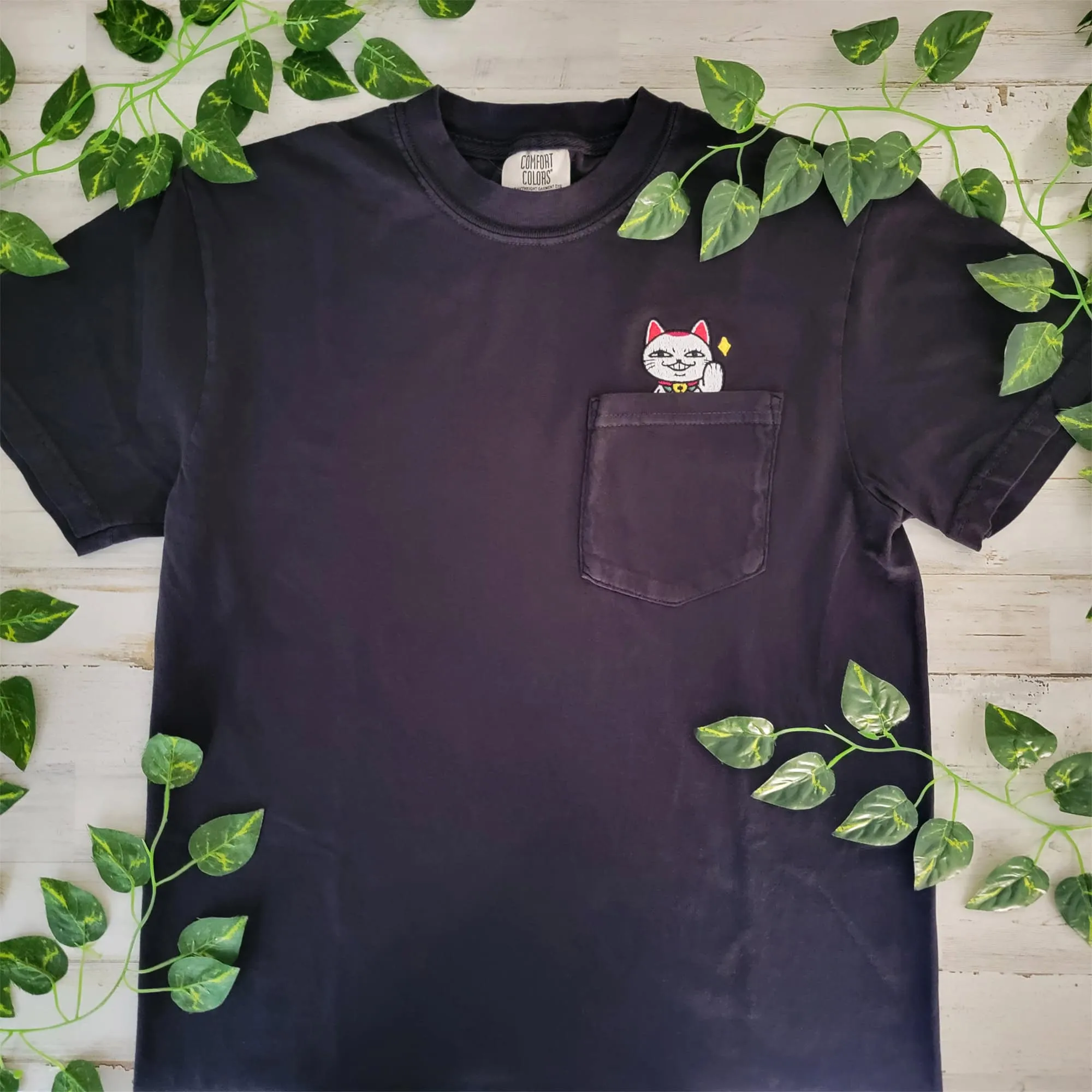 Turbo Granny Cat Pocket Tee