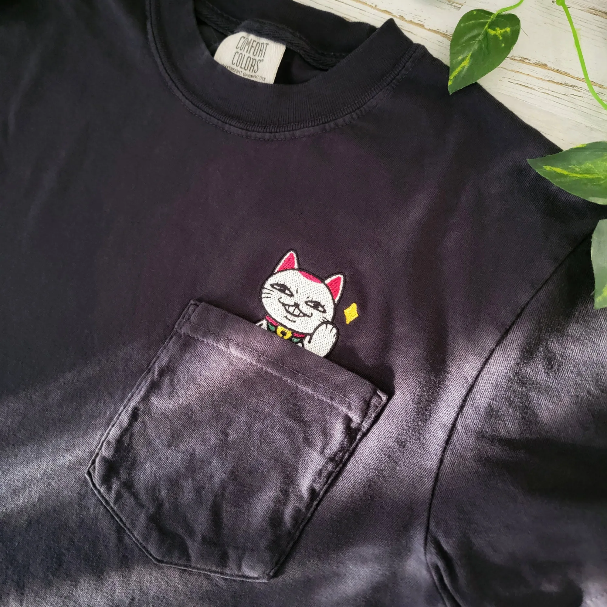 Turbo Granny Cat Pocket Tee