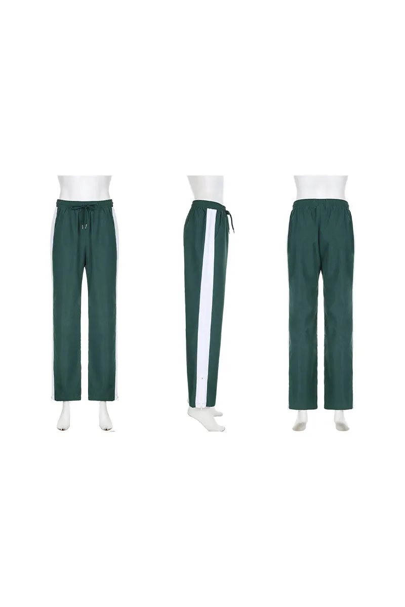 UJ0446 Two Tone Tracksuit Set
