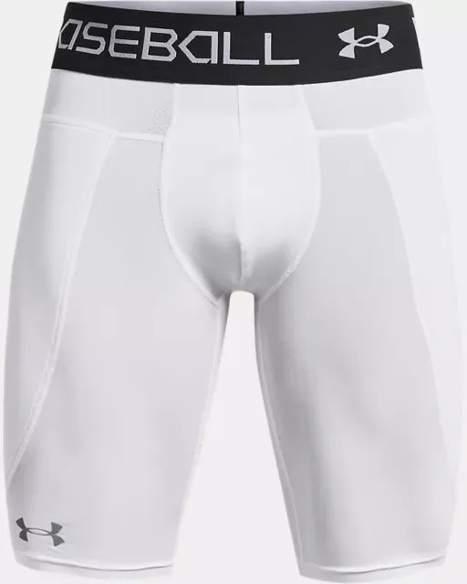 Under Armour Men's Utility Baseball Slider Short - White