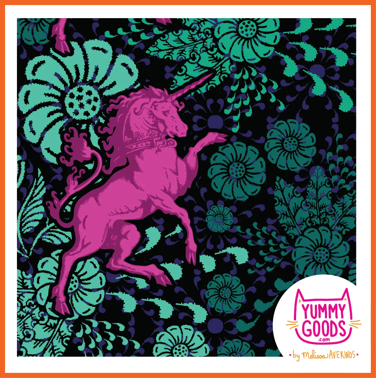UNICORN MAJESTY Mid-Rise Leggings